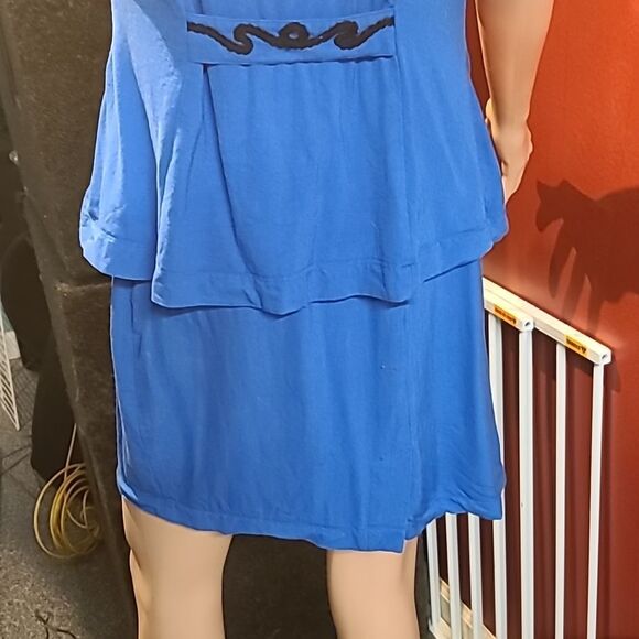 Rare VINTAGE Blue Skirt Suit - Picture 9 of 15